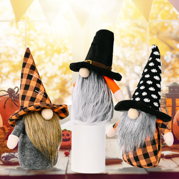 Gnomes Ornament Halloween Holiday Decorations， Gnome Decor Gi style 3