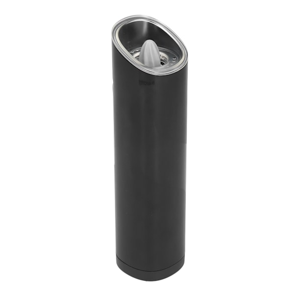 Elektrisk pepparkvarn med gravitation, justerbar malningsgrad med keramisk kärna, batteridriven och utrustad med stark LED-lampa, transparent