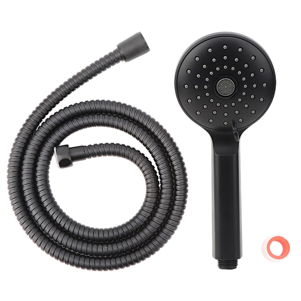 Multifunctional Handheld Shower Set High Pressure Shower Head Hose Kit Matte Black