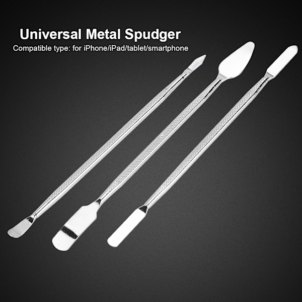 3 st/set Telefonöppningskit Universal Metal Spudger Pry Tool Set för iPhone/iPad/Tablet