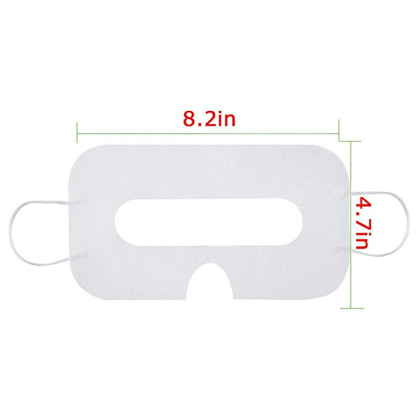 Engångs 3D VR-skyddsplattor Nonwoven Universal Eye Pad för VR Engångs VR-ögonlappar