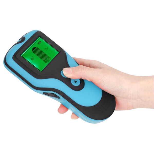 3 i 1 Vegg-skanner Finder Multifunksjonell Bærbar LCD Digital Vegg Metall Tre Studs Detektor Blå