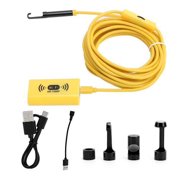 8mm HD 1200P IP68 vedenpitävä WIFI-endoskooppi langaton tarkastuskamera iOS/Android5m/16.4ft