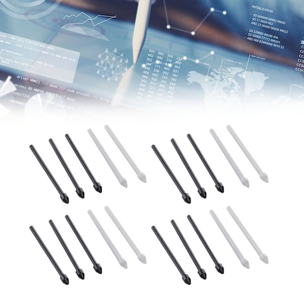 4 stk S Pen erstatningsspisser Enkel installasjon Bruk pennespissverktøysett for Samsung S21 Ultra for Samsung S21 Ultra 5GBlack