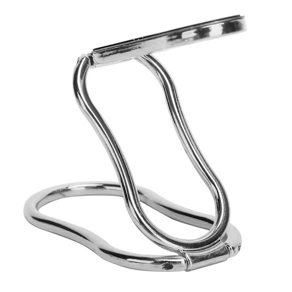 Finger Ring Mobiltelefon Hållare Stativ Fällbar 360° Roterande Telefon Baksida Handgrepp HållareSilver