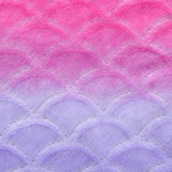 softan Sjöjungfrufilt för Barn, Varm Mjuk Fluffig Flanell Fleece Filt, Sovfilt för Alla Årstider, Flickor, 43×99cm