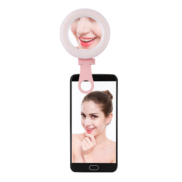 FUNIPICA 3-trins justering spejl skønhed fyld lys telefon selfie lys