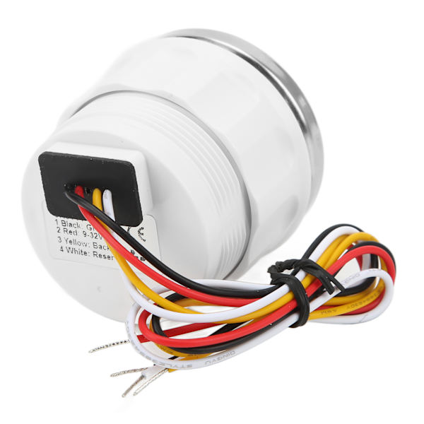 52mm Marine Jännite Mittari 8-16V Osoitin 7 Väriä Taustavalo IP67 Vedenpitävä Jännitteenmittari Vene RV Auto 9-32V