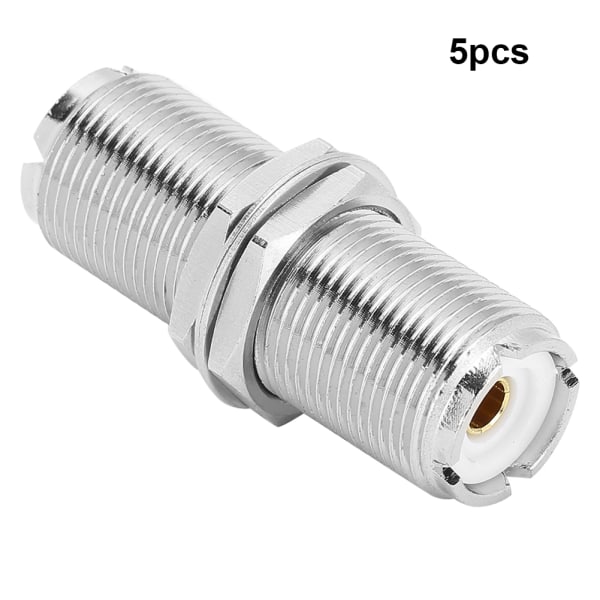 5 stk SO239 UHF hunn til hunn plugg jack RF adapterkontakt for 2 PL259 plugger