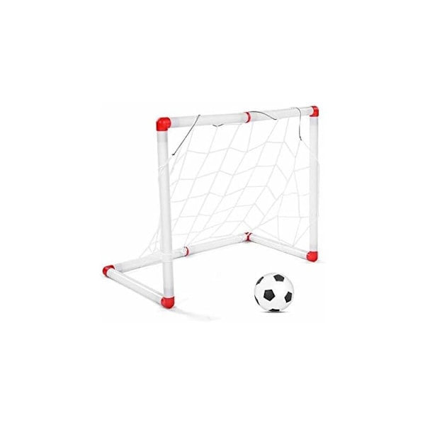 Portabelt fotbollsmålset för aktiv lek, snabb och enkel montering av fotbollsmål för lek inomhus och utomhus (väderbeständig design)