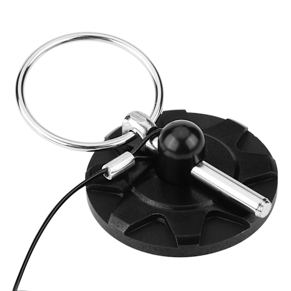 2 st Universal CNC Billet Aluminium Racing Motorhuv Pin Latch Lock Utseende Kit Svart