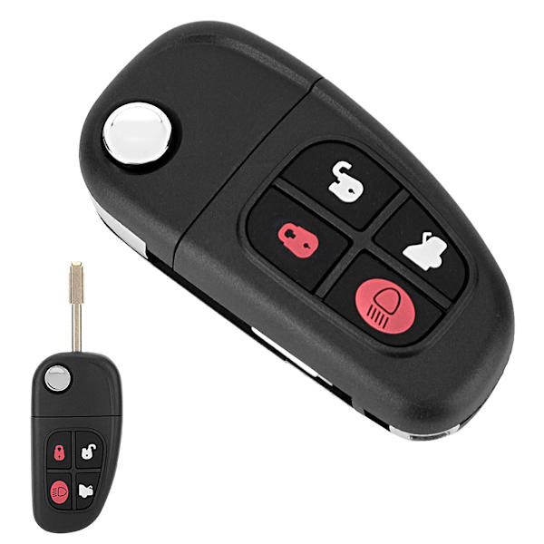 4-knappars 433Mhz fjärrkontroll NHVWB1U241 för Jaguar med 60 glaschip biltillbehör
