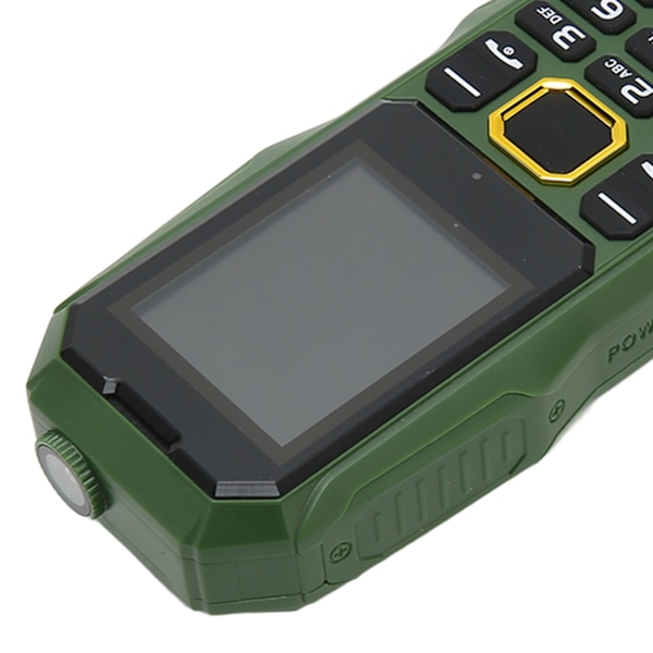 Eldrebillett Mobiltelefon 1.8in LCD Store Knapper Dobbeltkort Dobbel Standby Seniortelefon med 5800mAh Batteri