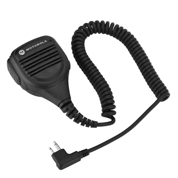 3,5 mm hörlursuttag Högtalarmikrofon Walkie talkie Radio Handmikrofon med stål bältesklämma