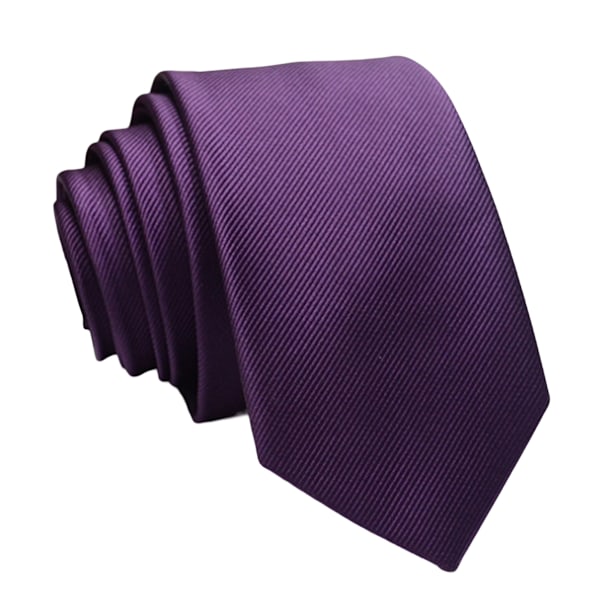 Herr Solid Polyester Textil Slipsar Ren Färg Halsband Slipsar