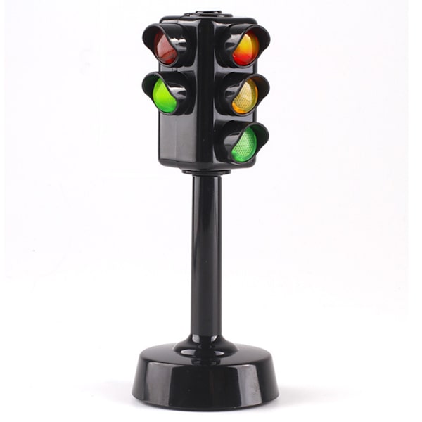 Mini Trafiksignaler Lys Sikkerhed Trafiklys Legetøj Samling Model Rød Grøn Lys Lampe Læringslegetøj