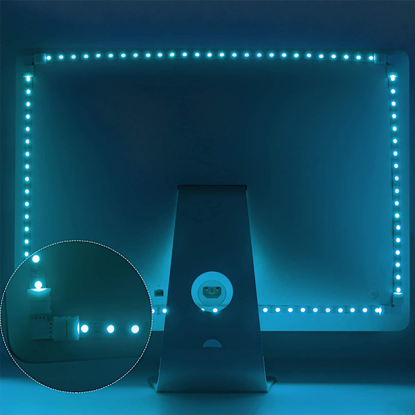 Glappfria kontakter för vattentäta LED-strips, pålitlig och säker lödningsfri adapter, 12 stycken dubbla hörn & förlängningar, snabb och solid