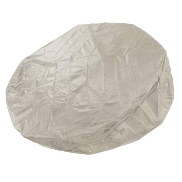 Ulkoilukalusteiden pölysuojat Pyöreä ammekate 190 Hopea Polyester Taffeta Kylpytynnyrin vedenpitävä suojus