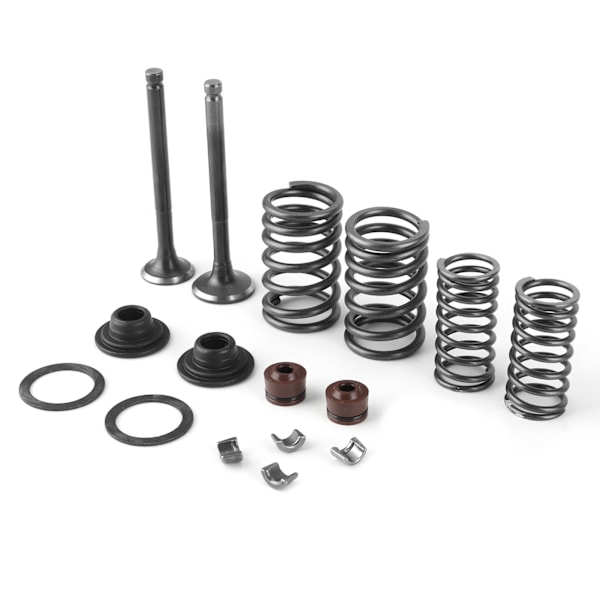 16 kpl moottorin venttiilin jousipaketti, metalli kiillotus, sopii GY6 50 60 80 100 125 150CC