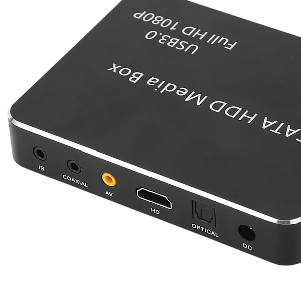 2,5 tums HD Media Box U Disk Minneskort 4K HD Videospelare för Video Musik Bilder 110‑240VUS Kontakt