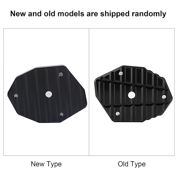 Motorcykel Stödplatta Sidostöd Förlängningsplatta KSP‑106‑set Passar för Z650/Z900