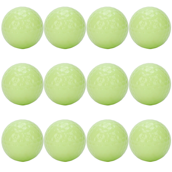 12 stk. Glow Golfbolde Lysende Nat Golf Flydende Bolde Lys i Mørket til Natsport