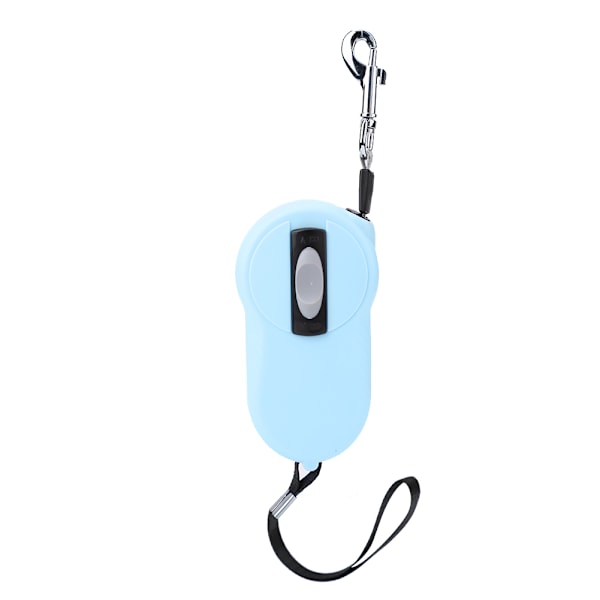 Inntrekkbar hundekobbel - Ekstra holdbar hundekobbel i nylon med reflekterende tape, flokefri lås (blå)