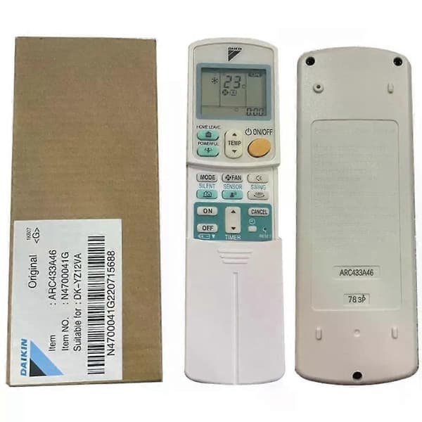 Ny Original ARC433A46 Kompatibel med Daikin LCD Luftkonditioneringsfjärrkontroll ARC433A1