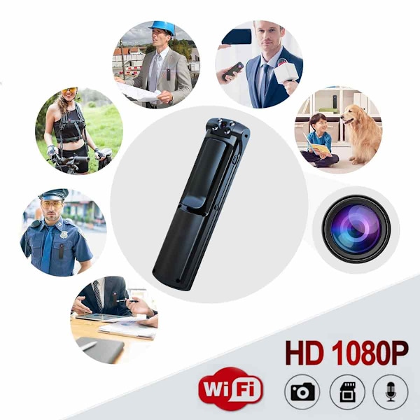 Kompakt Minikamera, Avancerad 1080p HD Infraröd Mörkerseende, För Bred Användning Inom Diskret Övervakning