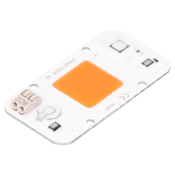 20W/30W/50W 220V LED COB Chip Lampepanel Svejsefri Hvid Varm Lys Fuld Spektre (Fuld Spektre 50W)