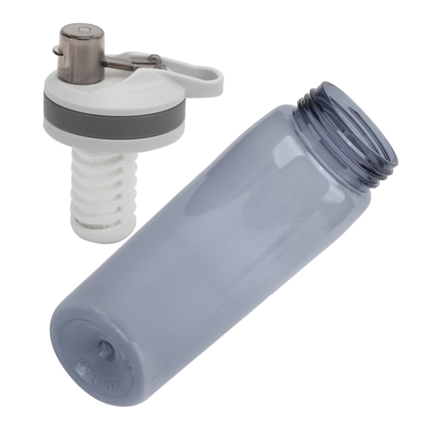 Vattenrenare med ihålig fibermembran, portabel filtrerad vattenflaska, säkert dricksvatten för camping, vandring och nödsituationer (770ml)