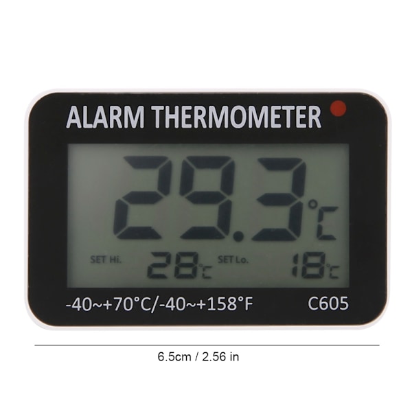 Digital Alarmtermometer Temperaturtest Alarmmeter