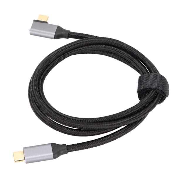 100W PD Nylon Flätad USB C Snabbladdningskabel USB 3.1 Gen2 10Gbps 3 Kabel 4K 60Hz（1m）