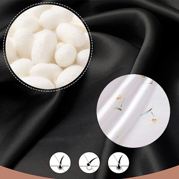 2 st sidenattmössa, sidenattmössa justerbar hårinpackning f