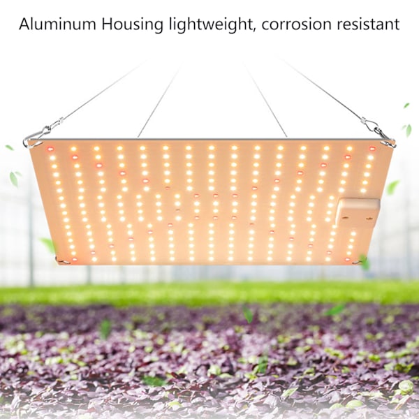 LED-växtlampor Full Spectrum 360 LED Smart Indoor Grow Light Quantum Board med krok för inomhusväxter EU-kontakt 100‑265V