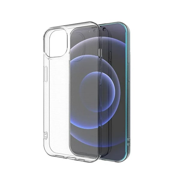 Fingeravtrycksresistent skal för Apple iPhone 13, Klassisk design Transparent skydd med fallskydd av militär kvalitet, Förstärkta luftfickor i hörnen