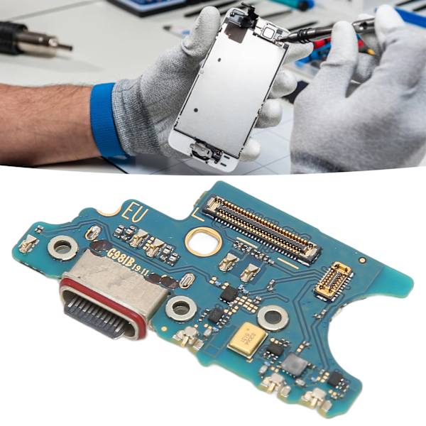 USB-opladerport reparationssæt Praktisk USB-opladerport udskiftning til Samsung Galaxy S20 5G G981B mobiltelefon reparation