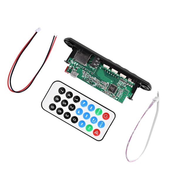 MP3 WMA Dekoderkort Audio Trådlös Bluetooth Modul USB TF FM Handsfree Samtal