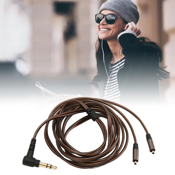 Ørepropper udskiftningskabel 3.9ft Lavt tab Fleksibel udskiftning 3.5mm Hovedtelefon lydkabel til Vjjb N1 Hovedtelefoner