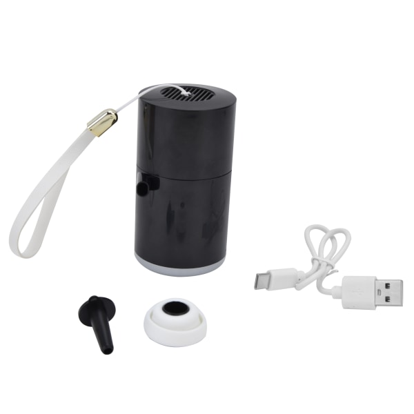 LED Mini Luftpumpe 4 Gir Høy Effektivitet USB Multifunksjon Batt