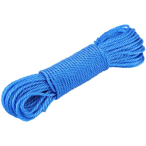 20m Nylon Reb Linje Snor Vasketøjssnor Have Camping Udendørs (Blå)