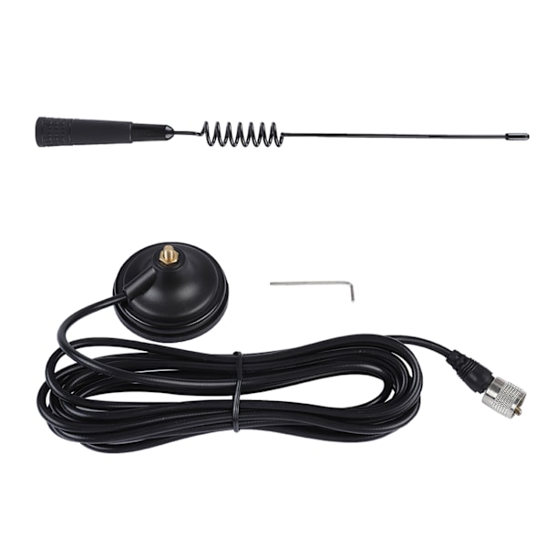 26MHz CB-radio magnetisk antenne koaksial 4M forlengelseskabel for CB-27 bil walkie talkie