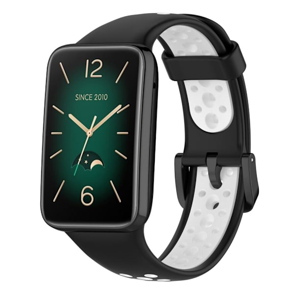 Reservedeler Remmer Kompatibel for Xiaomi Band7 Pro Pustende Myk Silikon Smart Watch Band Armbånd Dual Color