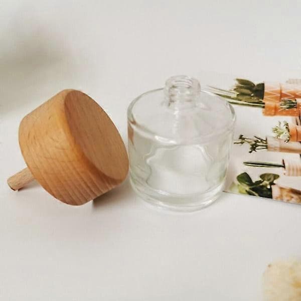 2 stk. tomme glasdiffuserflasker, diffuserflasker, vase, aroma, boligindretning