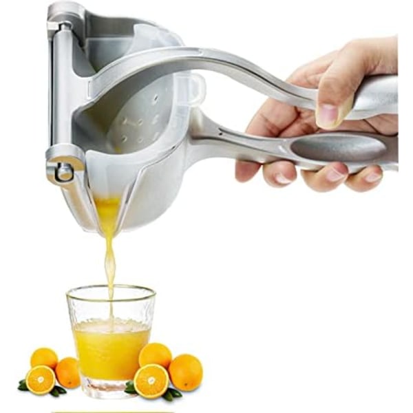 Enkel Fruktpress med Hållbar Kvalitet, Ergonomisk Design för Smidig Pressning, Enkel Rengöring, Ger Maximal Juiceutvinning,