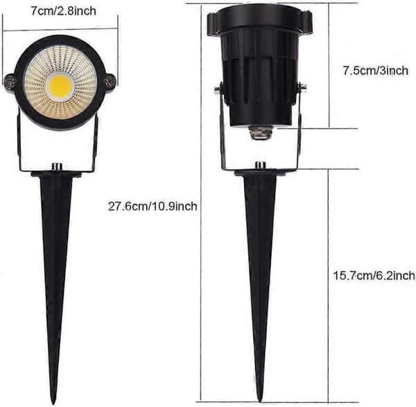 GETIT 12V LED Utomhusspotlights, Vattentäta, Landskapsbelysning
