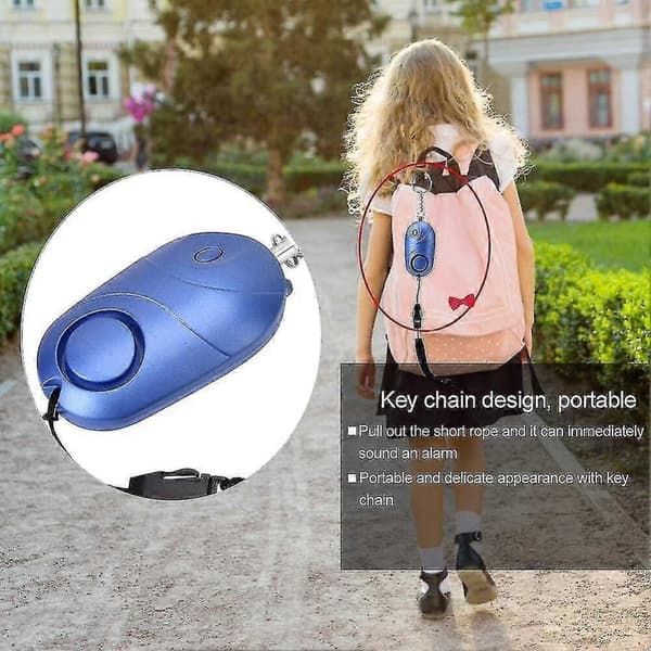 GETIT Henkilökohtainen hälytin Avaimenperä LED-valolla