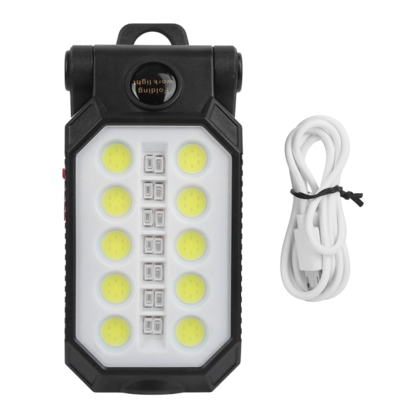 LED arbeidslys bærbar USB-lading lampe 25LED inspeksjonslys