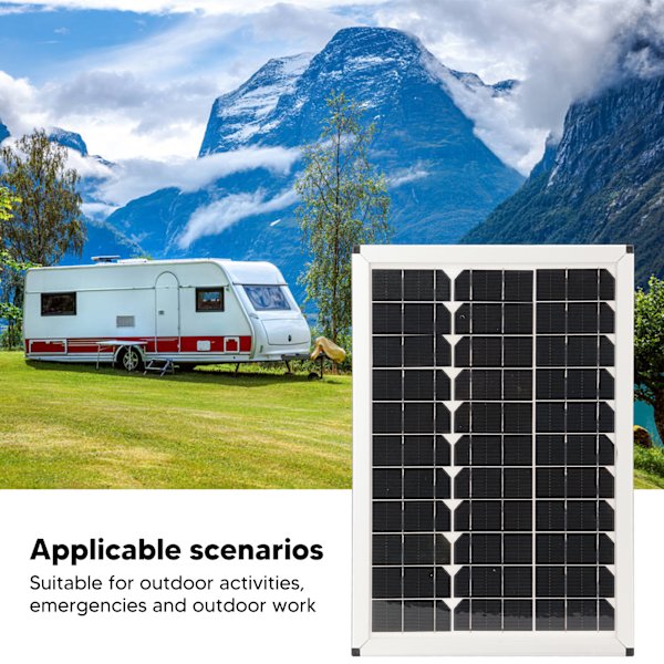 100W aurinkopaneelipaketti Nopea lataus 12V Kaksi USB-aurinkopaneeli Auton akkulaturi Moottoripyörälle Veneelle Merelle RV