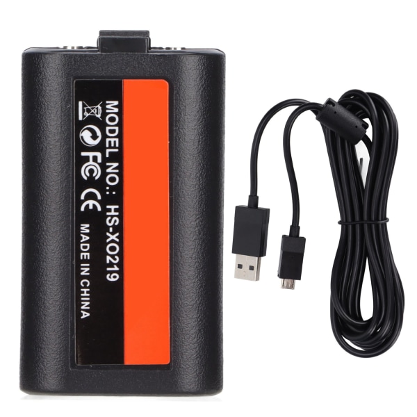 Batteripakke for Xbox One-kontroller 1200mAh Oppladbart erstatningsbatteripakkesett